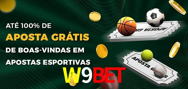 W9Bet Ate 100% de Aposta Gratis